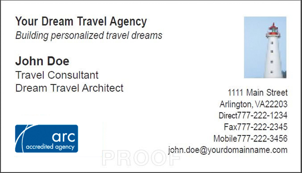 Sample Business Card